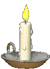 lit candle